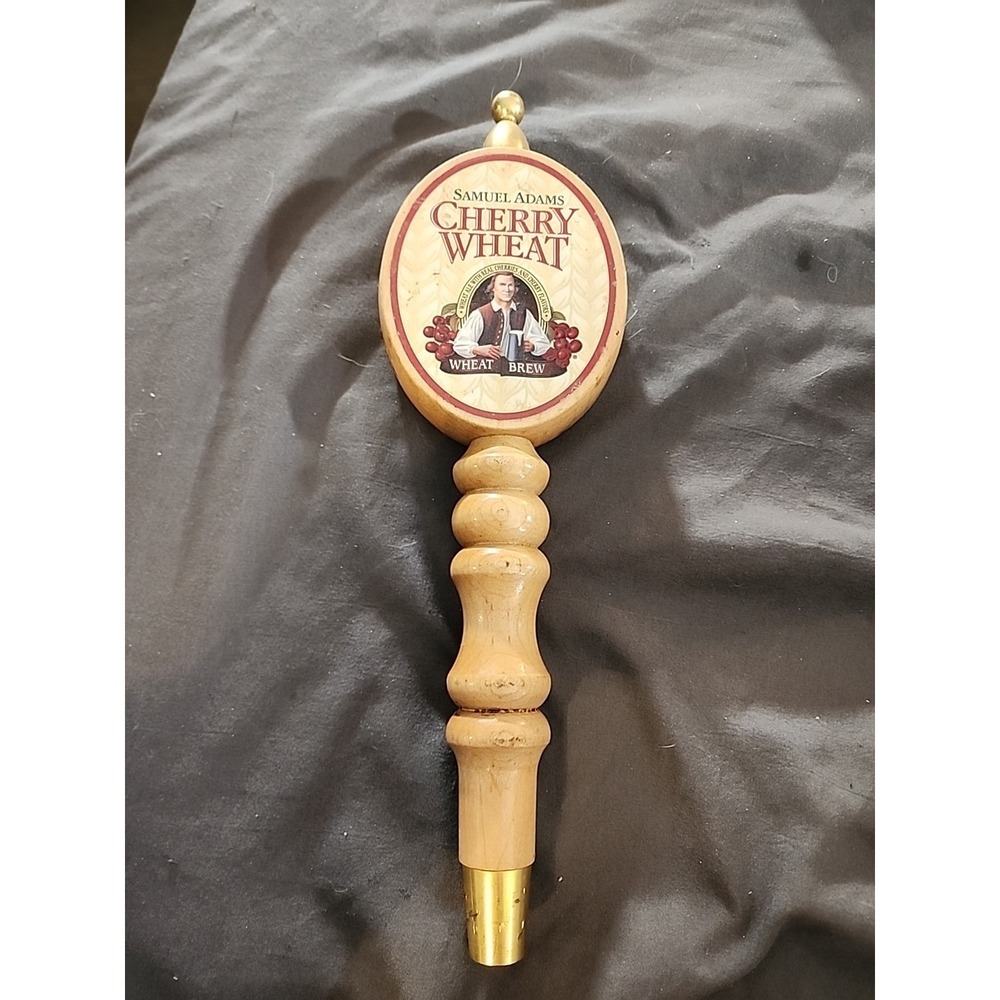 Samuel Adams Cherry‎ Wheat (Blonde Wood) Beer Tap Bar Pub Handle